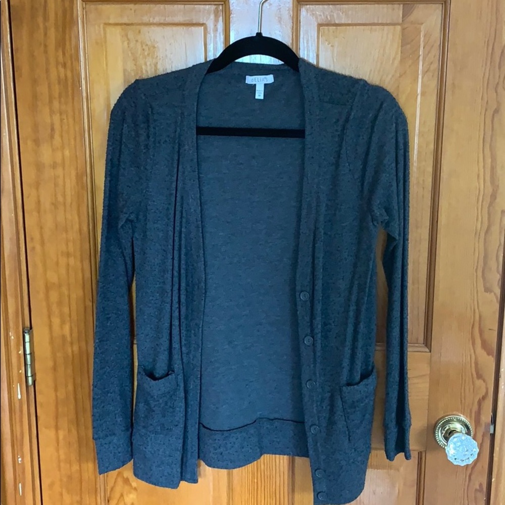 Grey cardigan
